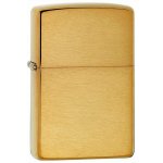 Zippo benzínový Brushed Brass 23013 – Zboží Dáma