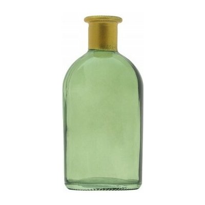 Chaks Chaks Sklenená váza Mini Rosy - Olivová 6,5 x 13 cm – Hledejceny.cz