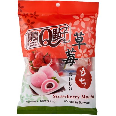 Q Brand Mochi jahoda 120 g – Zboží Dáma