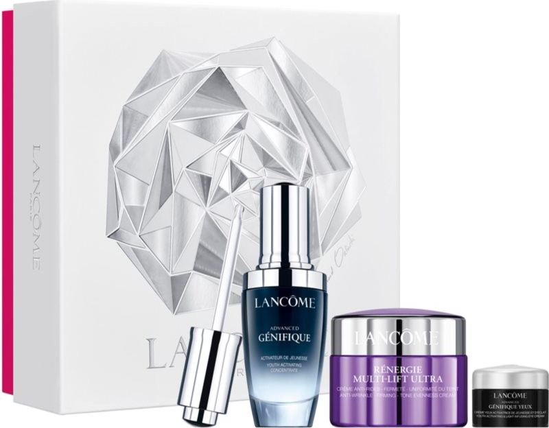 Lancôme Génifique omlazující sérum 30 ml + Rénergie Multi-Lift Ultra zpevňující a liftingový denní krém 15 ml + Génifique Yeux aktivní omlazující krém na oční okolí 5 ml dárková sa