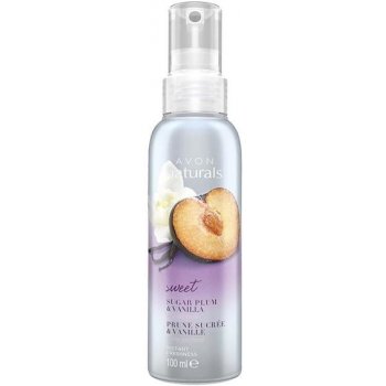 Avon Naturals Fragrance tělový sprej se švestkou a vanilkou 100 ml