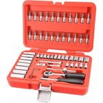 Extol Premium 8818101 Hlavice nástrčné 1/4, sada 57 ks – Zboží Mobilmania