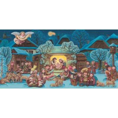 Pohlednice Hlinecký betlém – Zboží Dáma