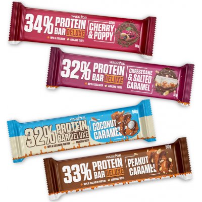 Warrior Protein Bar DeLuxe 24 x 50 g – Zboží Mobilmania