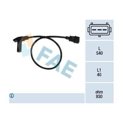 Generátor impulsů, klikový hřídel FAE 79097 – Hledejceny.cz