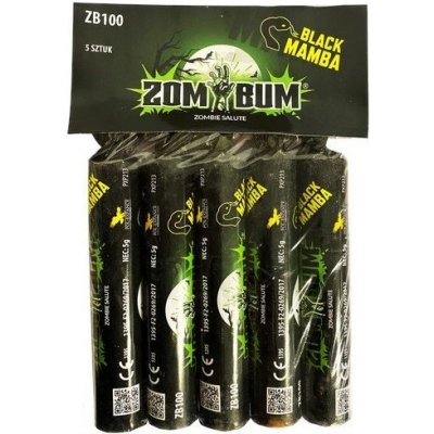 Petardy ZOM BUM black mamba 5 ks – Zboží Mobilmania