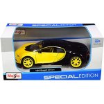 Maisto Bugatti Chiron žlutá/černá 1:24 – Zboží Dáma