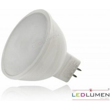 Ledlumen LED žárovka 6,5W 12xSMD2835 GU5.3/MR16 12V 580lm CCD Neutrální bílá