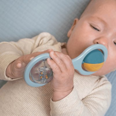 Little Dutch Chrastítko s kuličkami Blue – Zbozi.Blesk.cz