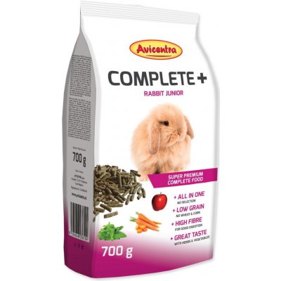 Avicentra Complete+ Králík Junior 0,7 kg – Zbozi.Blesk.cz