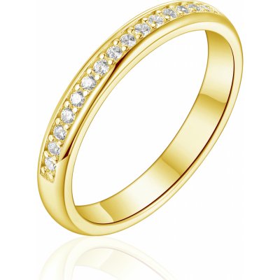 Olivie Snubní stříbrný prsten PRAMÍNEK GOLD 8584 – Zboží Mobilmania