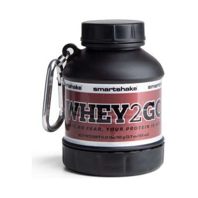 Trychtýř Whey2Go Black - SmartShake Barva: černá, Balení (ml): 110 ml – Zboží Mobilmania
