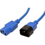 Roline Kabel síťový prodlužovací IEC320 C14 - IEC320 C13, 3m, modrý - 19.08.1533 – Zboží Živě