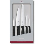 Victorinox Swiss Classic Sada kuchyňských nožů Černá Nerezová Ocel 5 ks – Zboží Dáma