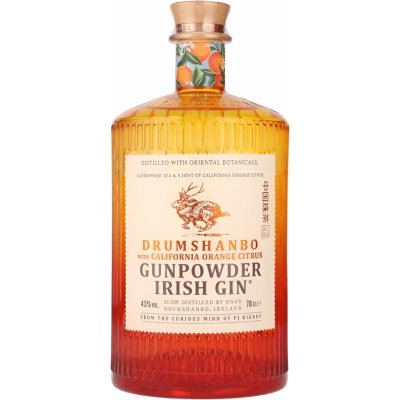 Drumshanbo Gunpowder Irish Gin with California Orange Citrus 43% 0,7 l (holá láhev)