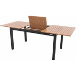 Doppler EXPERT WOOD antracit rozkládací hliníkový stůl 150/210x90x75 cm – Zboží Mobilmania