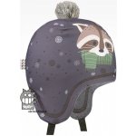 Dráče čepice zimní Laponka Polarka 34 šedá s mývalem funkční teplá krytím uší – Sleviste.cz