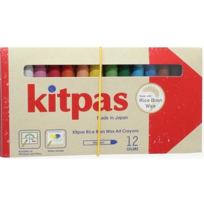 Kitpas voskové pastelky 12 ks – Hledejceny.cz