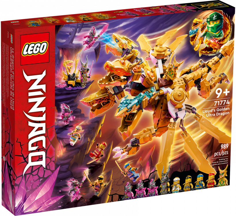LEGO® NINJAGO® 71774 Lloydův zlatý ultra drak od 2 449 Kč - Heureka.cz