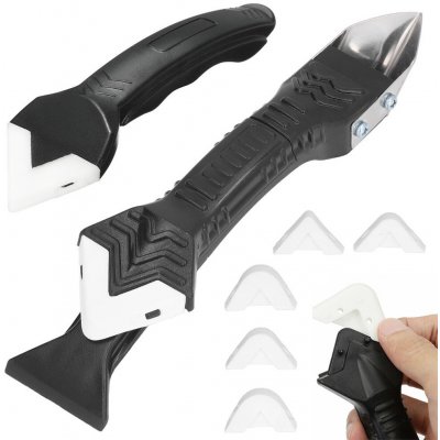 1Mcz sada na aplikaci a odstraňování silikonu 3v1 nůž, špachtle, stěrka černá (black) – Sleviste.cz