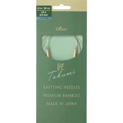 Clover kruhové otočné fixní jehlice Pro Takumi 80cm 4mm – Zboží Mobilmania