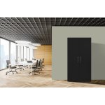 Respekta Skříňová kuchyně Peter 193 x 104 x 67 cm černá/bílá – Sleviste.cz