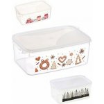 MIRA plast Box na cukroví dekory mix 5 l 38 x 19 x 10,5 cm – Zboží Mobilmania