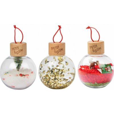 Petit Boum - Senzorická sada 3 vánočních ozdob (Holiday Collection) – Hledejceny.cz