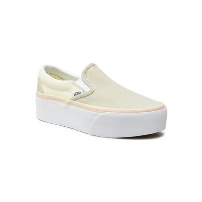 Vans Classic Slip-On Stackform VN000CN14481 Béžová – Zboží Dáma