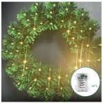 Aigostar LED Venkovní vánoční věnec 72xLED 3xAA pr. 50cm IP44 teplá bílá AI2272 – Hledejceny.cz