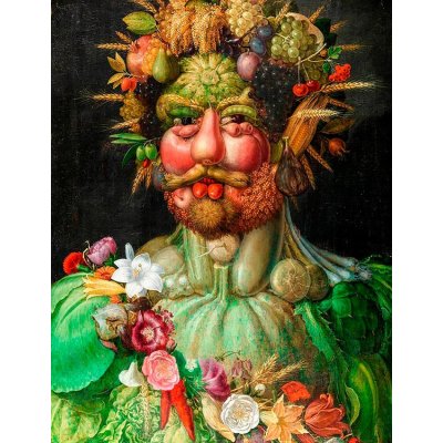 Rudolf II jako Vertumnus 50x65cm - Giuseppe Arcimboldo – Zboží Dáma