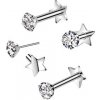 Piercing Šperky4U piercing do brady PUSH IN labreta TITAN TIT1360-1208