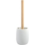 Spirella WC štětka SVEN s bílou polyresinovou nádobou dřevo 10 21419 – Zboží Mobilmania