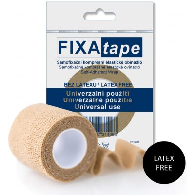 ALFAVITA s.r.o. FIXATAPE STRETCH SAMOFIXAČNÍ OBINADLO 7,5 X 450 CM Modrý – Zboží Dáma