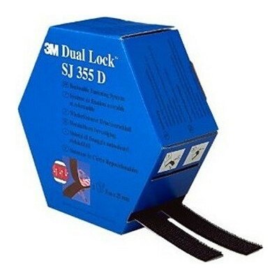 3M Dual-Lock™ Mini Pack SJ355D CF, černý, šíře 25 mm, 2 x 5 m v krabičce – Hledejceny.cz