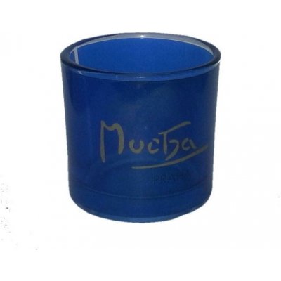 Alfons Mucha panák Shoot Glass blue 40 ml