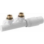Bruckner WICHER COMBI připojovací sada termostatická pro středové připojení 50mm, bílá 600.331.4 – Zboží Mobilmania