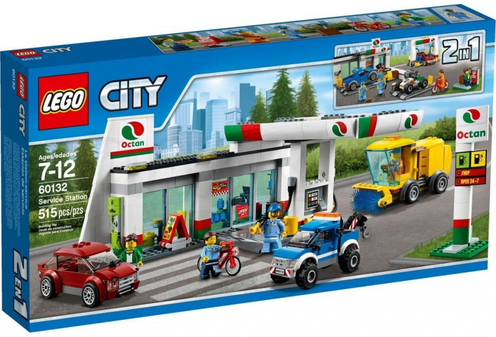 LEGO® City 60132 Benzínová stanice od 3 349 Kč - Heureka.cz