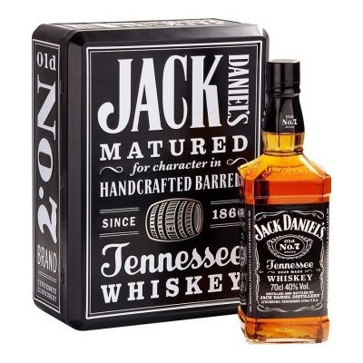 Jack Daniel's 40% 0,7 l (dárkové balení 1 sklenice)
