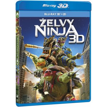 Želvy Ninja 2D+3D BD