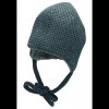 Dětská čepice Sterntaler Čepice Beanie Waffle Look Smoke Grey