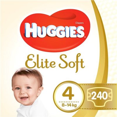 HUGGIES Elite Soft 4 240 ks – Zboží Mobilmania