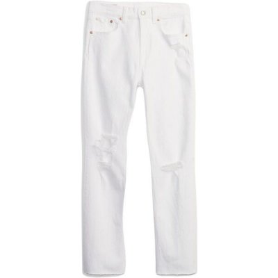 GAP CHEEKY STRAIGHT dámské džíny bílá – Zboží Mobilmania