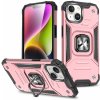 Pouzdro a kryt na mobilní telefon Apple Wozinsky Ring Armor Case / 3v1 Apple iPhone 13 Mini růžové