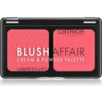 Catrice Blush Affair Cream & Powder Palette krémová a pudrová tvářenka 010 Stunning Strawberry 6 g – Zboží Dáma