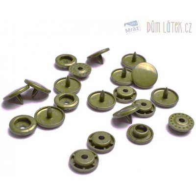 Plastové KAM nýtky khaki – Zboží Dáma