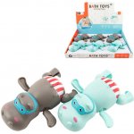 Teddies zvířátko hroch na natažení do vody plast 13cm 2 barvy – Zboží Dáma