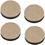 Walteco Filcové podložky s protiskluznou stranou, průměr 45mm, pro masivní nábytek a těžší předměty, 4 ks , 85209 – Zboží Mobilmania