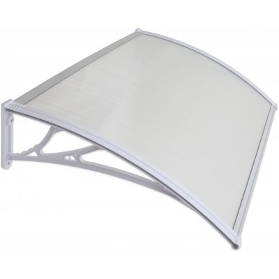 ALDOTRADE dveřní vchodová stříška 120x80cm NEDĚLENÁ čirá – Hledejceny.cz