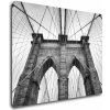 Obraz Impresi Obraz Brooklyn bridge černobílý - 90 x 70 cm